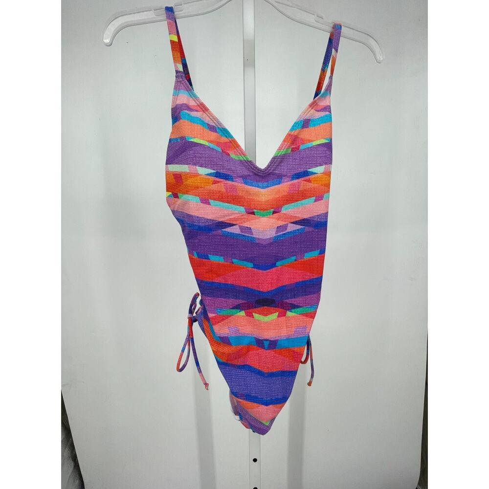 Miraclesuit Womens Skinny Dippers One Piece Swimsuit Small Rainbow Shape Shifter